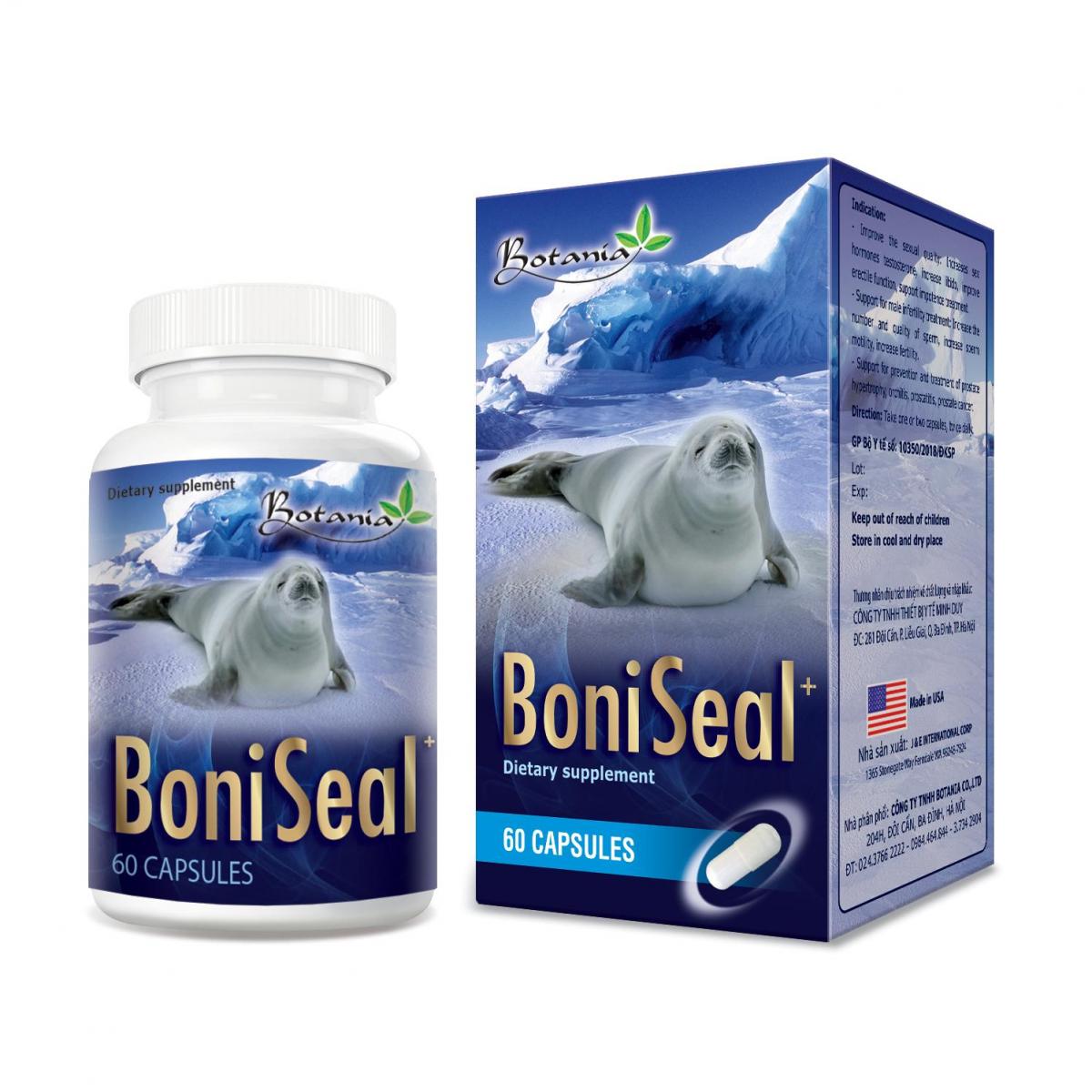 BoniSeal - Công thức toàn diện cho sinh lý phái mạnh – Tinh chất động vật kết hợp thảo dược tự nhiên