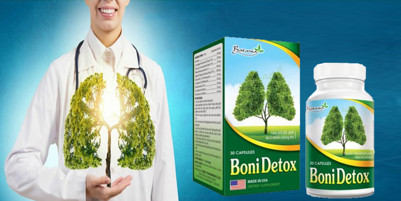 BoniDetox giúp tăng cường sức khỏe cho phổi