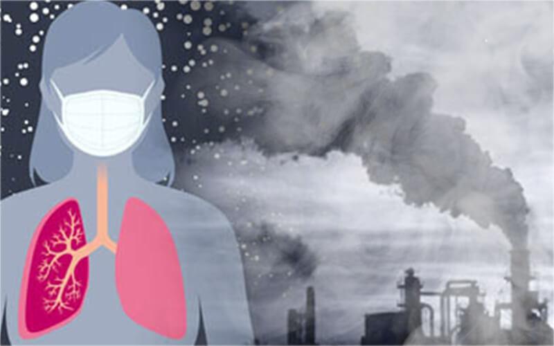 Ô nhiễm không khí là tác nhân gây làm tăng nguy cơ bội nhiễm.