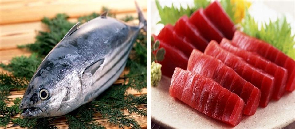 Cá ngừ là nguồn protein dồi dào.