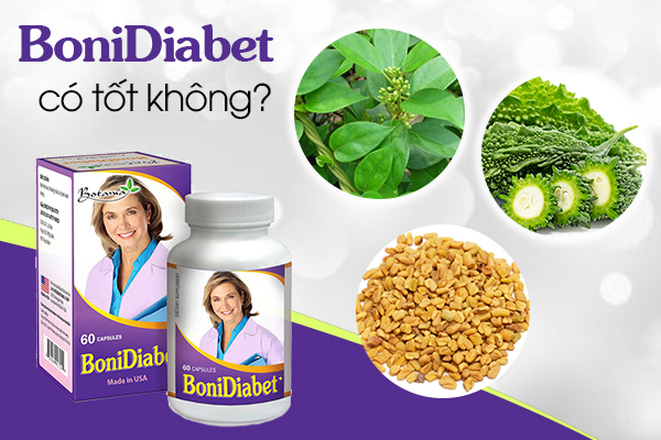 BoniDiabet + có chứa các thảo dược nổi tiếng có tác dụng giúp hạ đường huyết hiệu quả