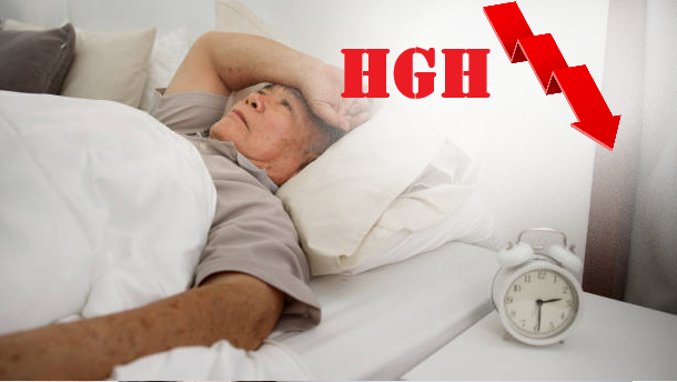 Suy giảm khả năng tiết HGH khiến người cao tuổi bị mất ngủ