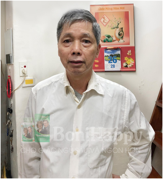 Bác Nguyễn Hữu Thịnh, 70 tuổi.