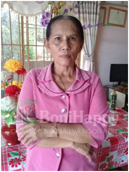 Cô Trần Thị Sen 57 tuổi