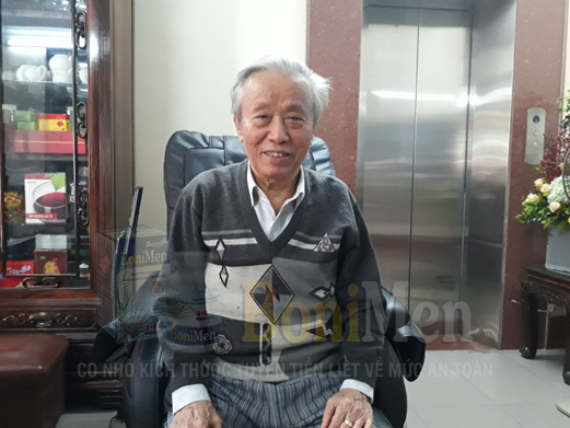 Bác Trần Xuân Khai, 80 tuổi.