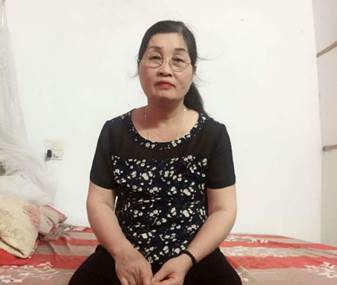  Cô Vũ Thị Thêm, 53 tuổi