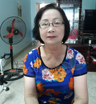 Cô Phạm Thị Sơn (67 tuổi)
