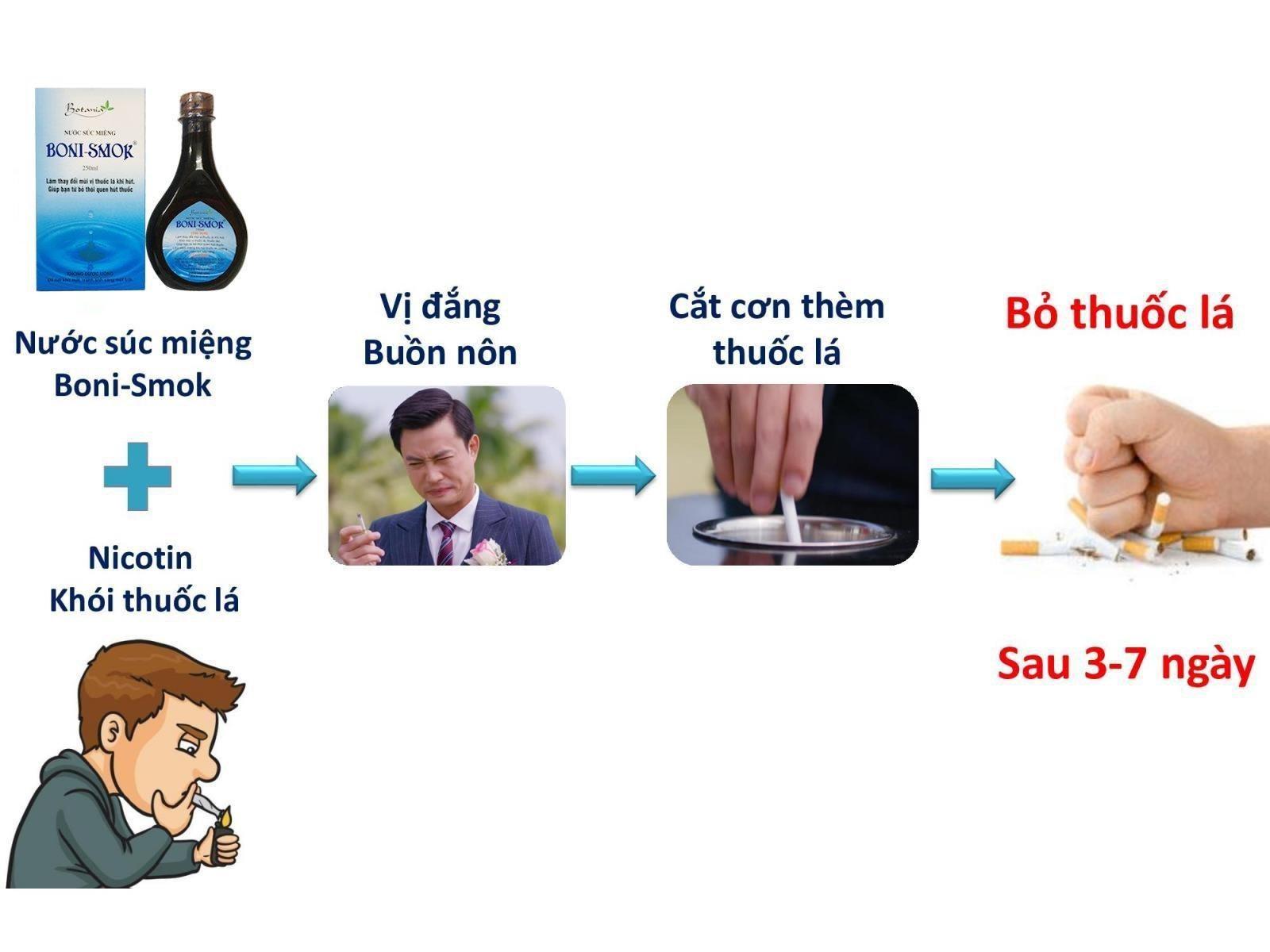 Cơ chế tác dụng của Boni-Smok