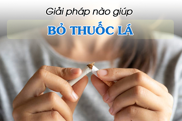 Giải pháp nào giúp bỏ thuốc lá dễ dàng và hiệu quả nhất hiện nay?