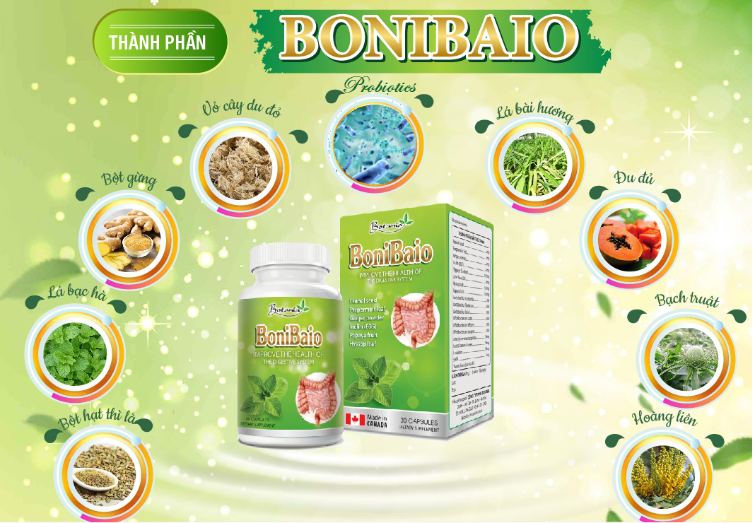 Các thành phần toàn diện trong sản phẩm BoniBaio +