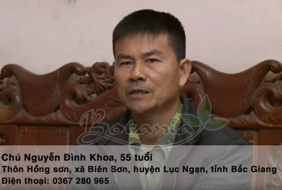 Chú Nguyễn Đình Khoa (sinh năm 1965 ở Thôn Hồng Sơn, xã Biển Sơn, Lục Ngạn, Bắc Giang). Điện thoại: 0367.280.965