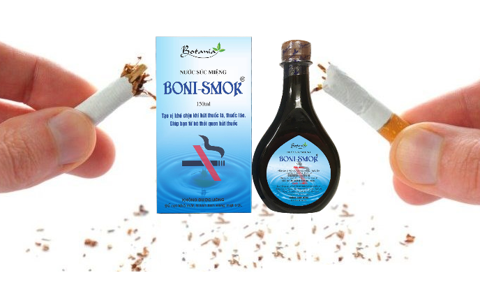 Để bỏ thuốc lá đơn giản, dễ dàng, hãy dùng Boni-Smok