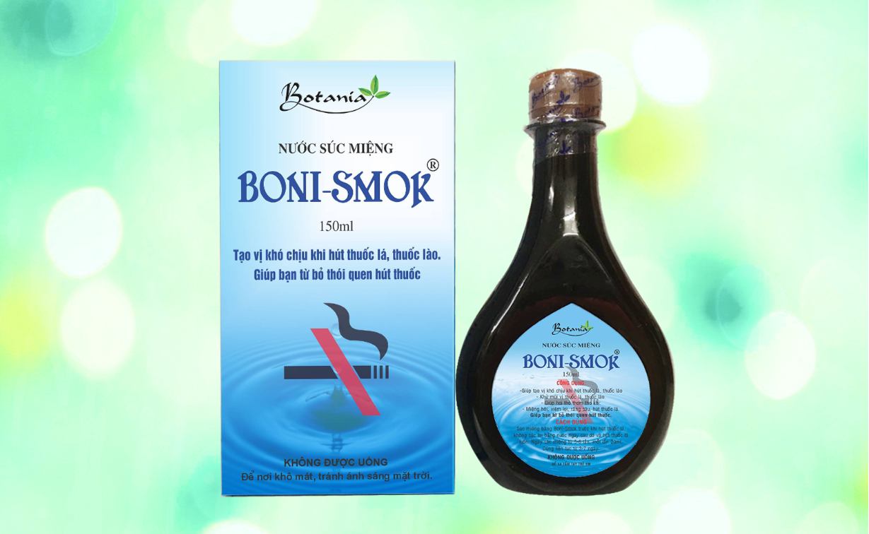  Bỏ thuốc lá đơn giản khi dùng Boni-Smok