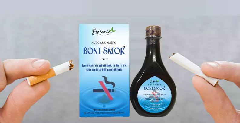 Dùng Boni-Smok để bỏ thuốc lá càng sớm càng tốt