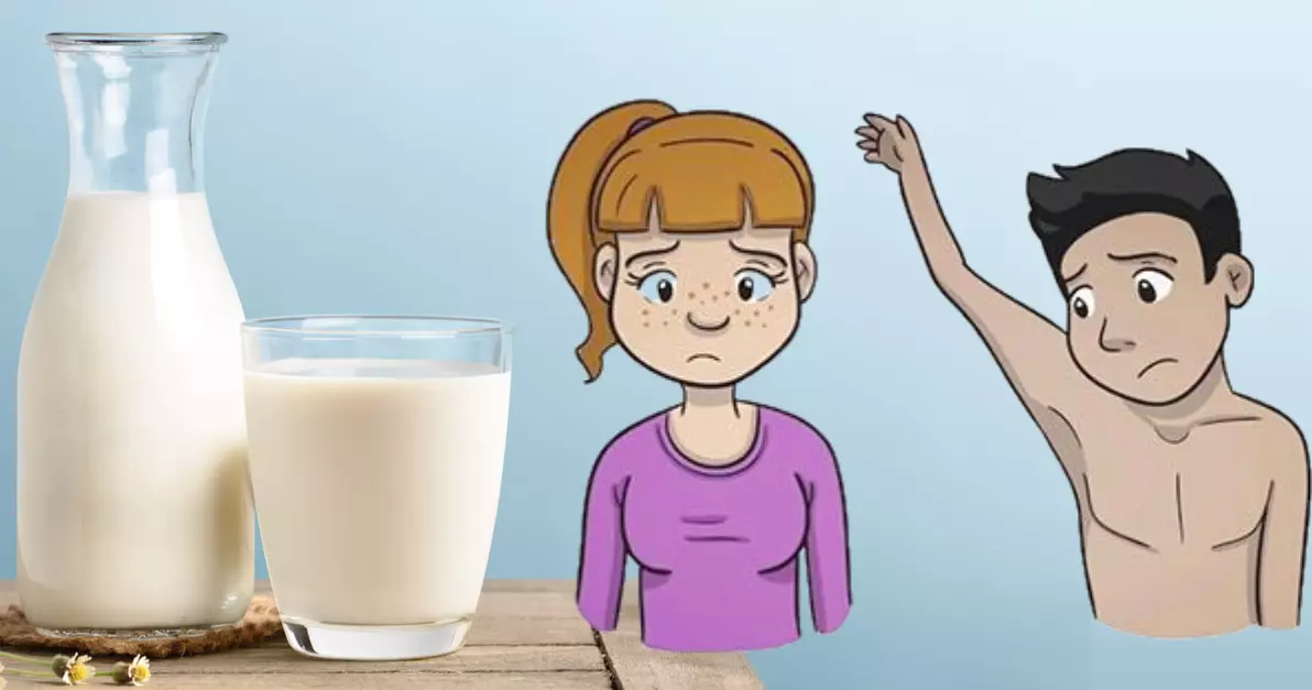 Trẻ uống nhiều sữa có bị dậy thì sớm không?