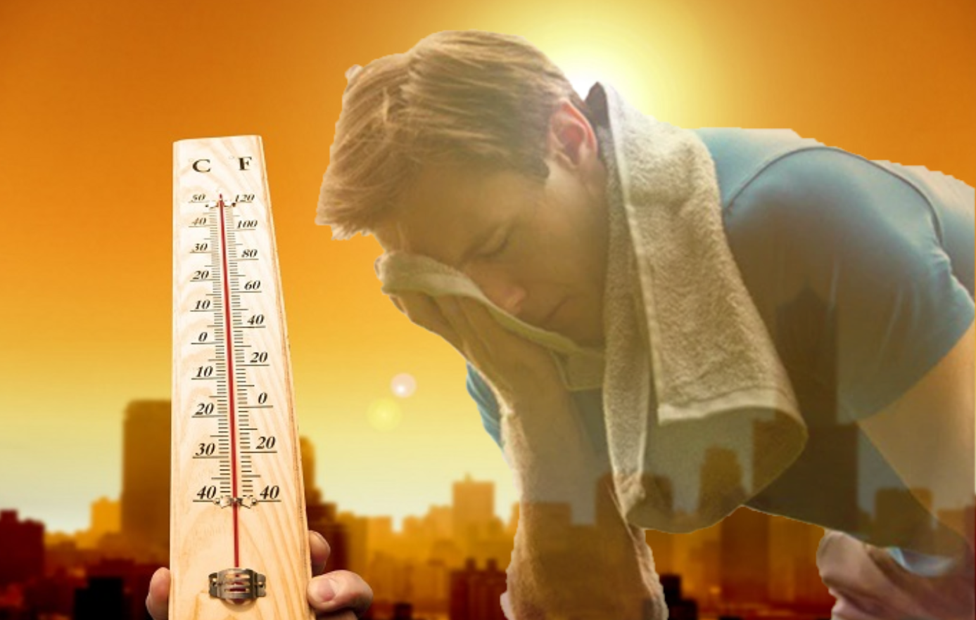 Con người cũng dễ bị sốc nhiệt trong những ngày nắng nóng