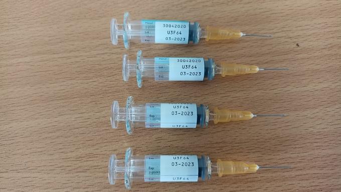 Những liều vaccine hết hạn sử dụng tại buổi tiêm ở Trạm Y tế xã Thăng Bình ngày 9/5/2023