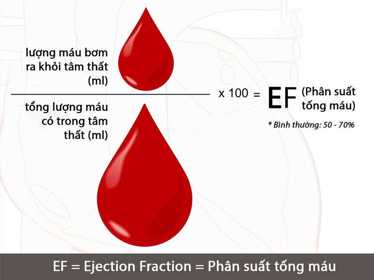 Cách tính phân suất tống máu