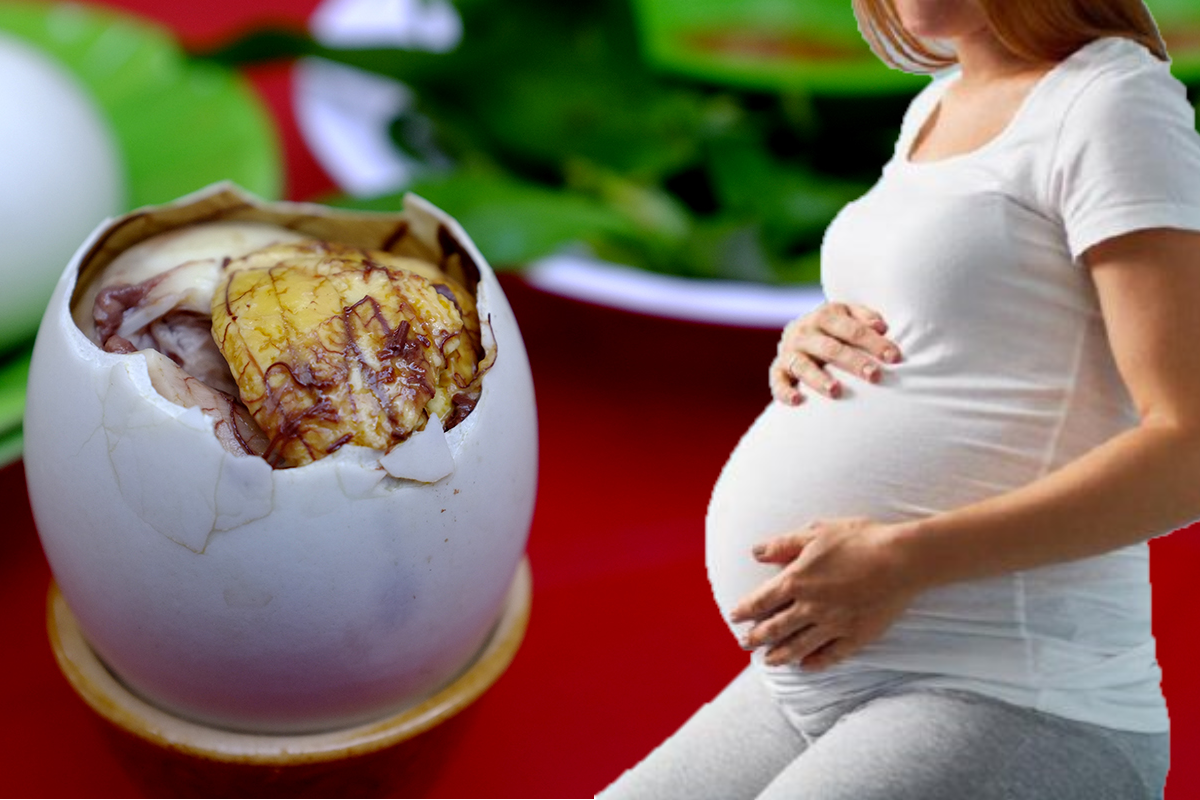 Bà bầu 1 tuần nên ăn mấy quả trứng vịt lộn?